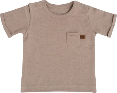 Baby's Only T-shirt Melange - Clay - 56 - 100% ecologisch katoen - GOTS