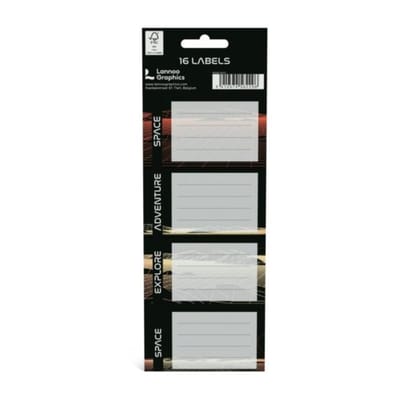Nasa - school labels, set van 16