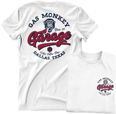 Gas Monkey Garage GMG Hot Rod Shop-logo T-shirt GMG-1-GMG104-H57-5