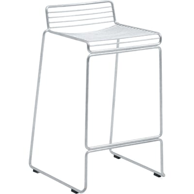 HAY Hee Bar Stool - Zithoogte 65 cm - verzinkt