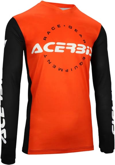 Acerbis MX J-Track Inc Oranje Zwart Cross Jersey - Shirts