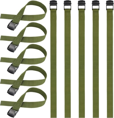 10 Stuks Stevige Spanbanden - Palriemen voor Motorfietsen, Fietsen en Bagage