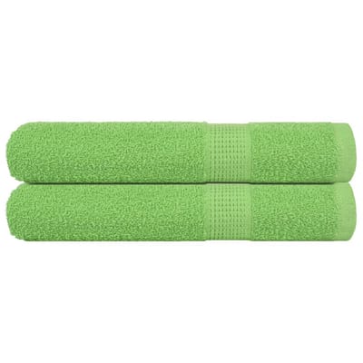 vidaXL - Saunahanddoeken - FROGN - 2 - st - 80x200 - cm - 360 - g/m² - appelgroen