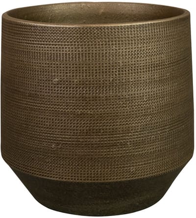 Ter Steege Bloempot "Norell" Bruin D 21 cm H 20 cm Opening 20 cm