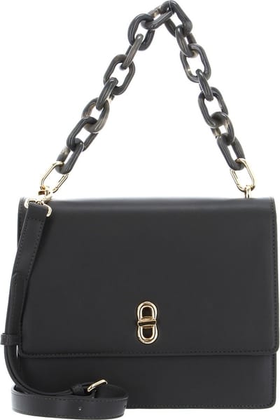 SEIDENFELT MANUFAKTUR Schoudertas Herrvik Big Crossbody Bag Anthracite / Gold Donkergrijs