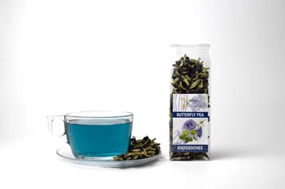 Blue Butterfly Pea (Blauwe Vlindererwt / Kittelbloem) – Cafeïnevrije Kruidenthee – Losse Kruidenthee – 25g