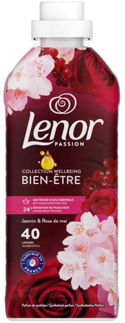 Lenor Passion - Wasverzachter - Jasmijn en Roos - 40 Wasbeurten