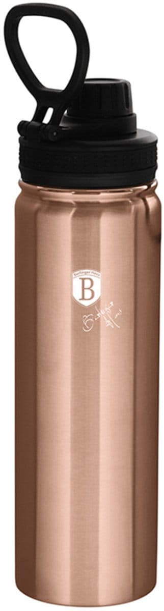 Berlinger Haus Rose Gold Metallic Line - Stalen Waterfles - 720ml - Inox 18/10 - Lekvrij