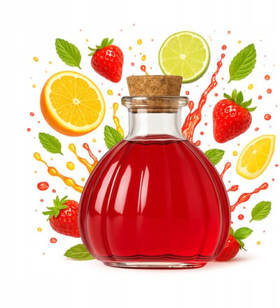 Bimberek Venice Serie - Glazen Karaf - 250ml - Italiaanse Stijl - Met Natuurlijke Kurk