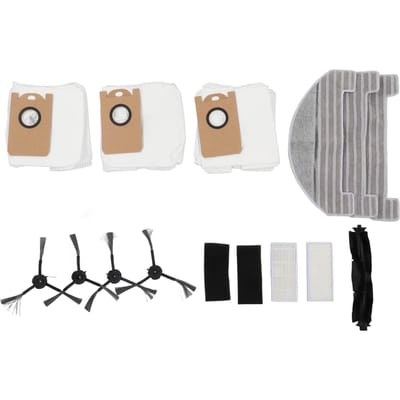 Veegmachine Borstel Vervangingsfilter Scherm Stofzak Zijborstels Veegmachine Accessoires gray