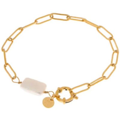 Label Kiki Hold on big pearl bracelet
