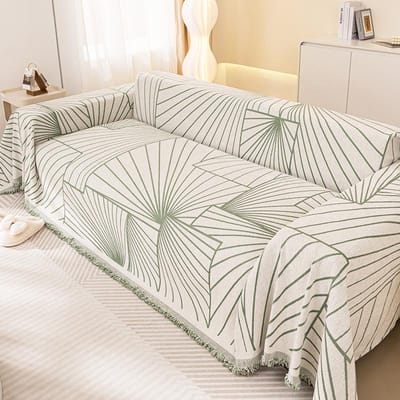 Nordic Minimalistische Stijl Bankhanddoek Chenille Stofdicht Anti-Kras Bankhoes Doek All-Inclusive Universele Bankhoes Universeel 180*130cm