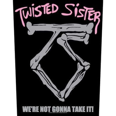 Twisted Sister We're Not Gonna Take It Unisex Embleem - meerkleurig - Standard