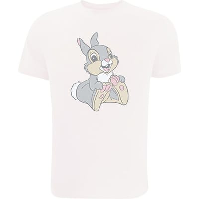 Disney Dames/Dames Klassiek T-shirt Thumper Katoen (Wit)
