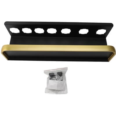 Haaraccessoire Wandmontage Organizer Sterk Draagvermogen Multifunctionele Badkamer Stylingtool Muur goud
