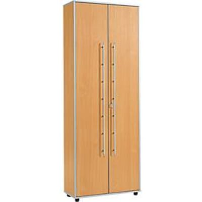 Schäfer Shop  Select Archiefkast Moxxo IQ, hout, 5 legborden, 6 ordnerhoogten, B 801 x D 362 x H 2166 mm, afsluitbaar, beukenpatroon