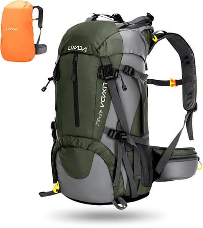 CarryQuest® 50L Tactical Backpack - Waterdichte Survival Rugzak met MOLLE-Systeem & Compressieriemen - Legergroen