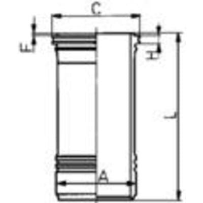 Voering, cilinderkop KOLBENSCHMIDT 88429110