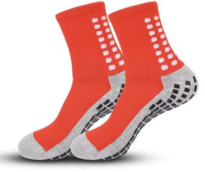 CHPN - Sportsokken met Grip - Gripsokken - Anti-slip sokken - Sportsokken - Rood - 1 paar - Sport sokken - Ondersteunende sokken - Maat 39/45