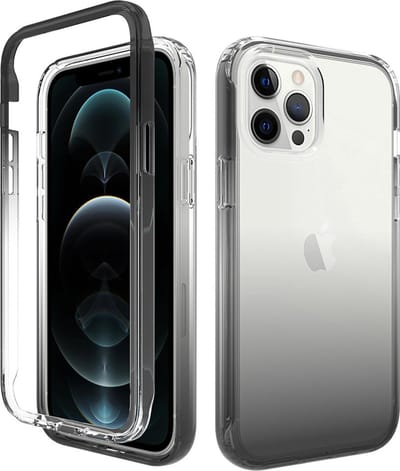 Hoesje geschikt voor iPhone 8 - Full body - 2 delig - Shockproof - Siliconen - TPU - Zwart