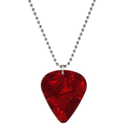 Gitaarpicks Ketting Oorbellen Acryl Plectrums Sieraden Cadeau voor Vrouwen of Mannen brown