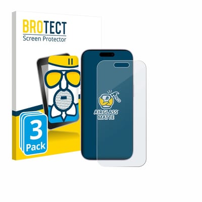 BROTECT - Screenprotector voor Apple iPhone 17 - Folie Beschermfolie Beschermglas matte 3 Stuks
