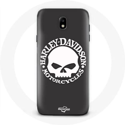Samsung Galaxy J3 2017 hoesje Harley Davidson Motors Schedel