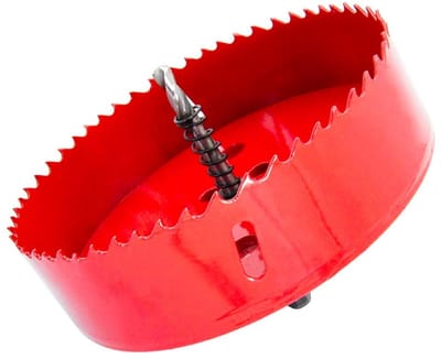 Cosensi - Hole Saw - Boormachine Accessoire - Bimetalen Zaagblad - 135mm - Ideaal voor Hout en PVC - Compleet met Boor en Inbussleutel