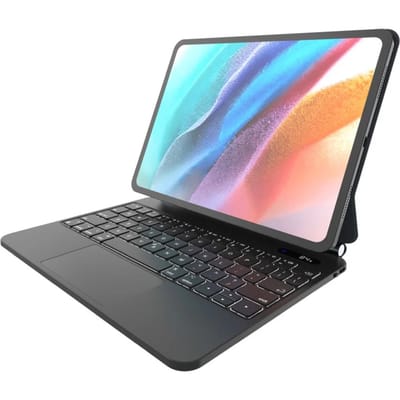 Fixed Typee keyboard case voor de Apple iPad 11 (2025) 11 inch A16 / iPad 10 (2022) 10.9 inch - QWERTY / NL - Zwart