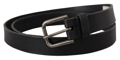 Leren Riem met Gunmetal Gesp