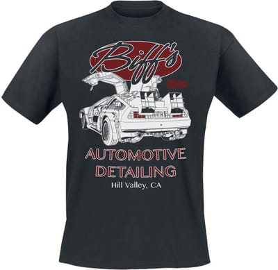 Zurück in die Zukunft Biff's Automotive Detailing Heren T-shirt - zwart - M