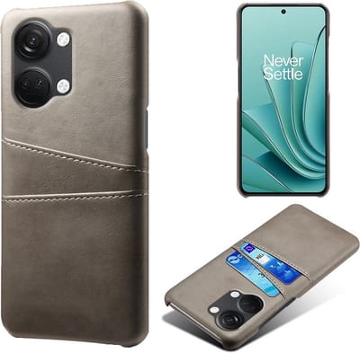 Coverup Hoesje - Geschikt voor OnePlus Nord 3 Hoesje - Coverup Dual Card Back Cover - Grijs