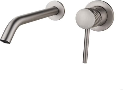 Sanifun wastafelmengkraan Aimée Geborsteld Staal