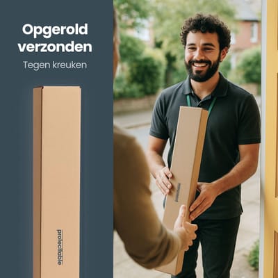 Protecttable - Doorzichtig Tafelzeil 2mm 70x140cm - Met afgeschuinde kanten - Hoogglans - Tafelbeschermer - Tafelkleed - Transparant