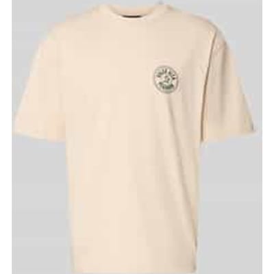 Oversized T-shirt met labelprint