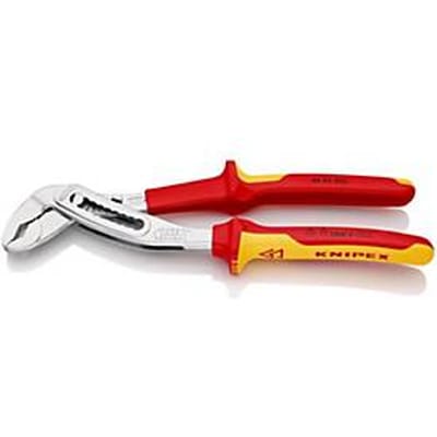 KNIPEX Alligator waterpomptang, L 250 mm, klembreedte 46 mm, VDE-geïsoleerd tot 1000 V, verchroomd