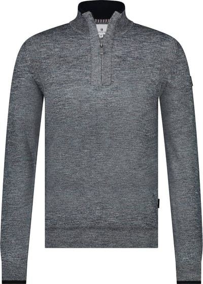 State Of Art Half Zip Trui Indigo - Maat 3XL - Heren - Pullovers