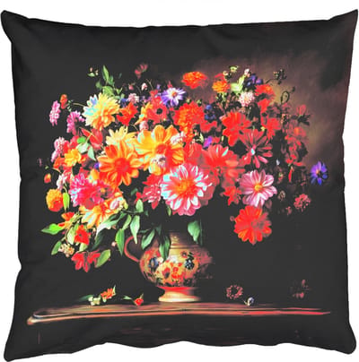 Sierkussens - Kussentjes Woonkamer - 50x50 cm - Kleuren - Boeket - Vaas - Hout