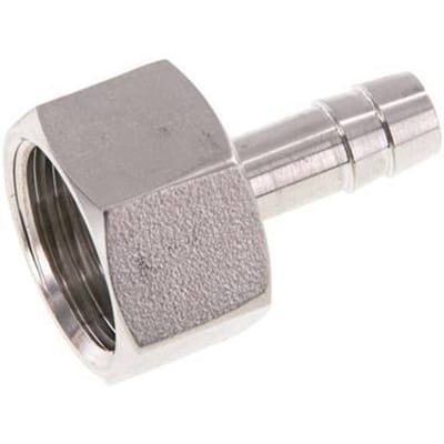 G 1/2'' x 8mm RVS Slangpilaar 40 Bar