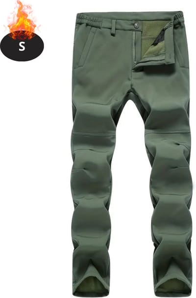 Livano Skibroek - Skipak - Snowboard Broek - Winterbroek - Sneeuwbroek - Heren - Wintersport - Leger Groen - Maat S