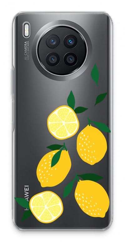 Case Company® - Hoesje geschikt voor Huawei Nova 8i hoesje - You're my lemon - Soft Cover Telefoonhoesje - Bescherming aan alle Kanten en Schermrand