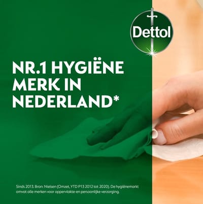 Dettol - Allesreiniger - Katoenfris - Perfecte Hygiëne - 2L - Voordeelverpakking - 12 stuks