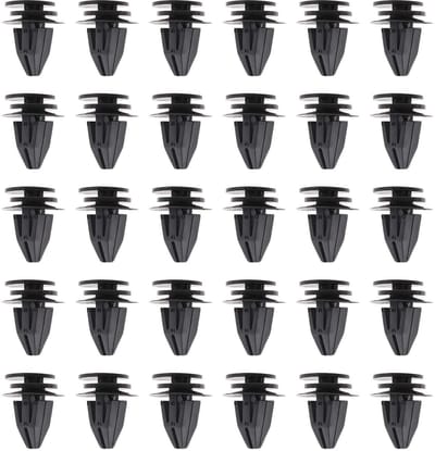 By shayne - Auto Zijrok Dorpel Trim Clips - 30x Bevestigingshouders - Zwart - Kunststof - Compatibel met R50 R53 R56 R57 R58 - 07131480419