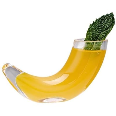 Bar Creatief Ontwerp Os Hoorn Tequila Glas Feest Cocktailbeker Sterke Dranken Wijnlikeur Vodka Pulque S Glas Gebogen Kleine Wijnglazen 30ml yellow