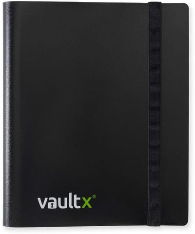 Vault X 4-Pocket Strap Binder - Verzamelmap - 160 Kaarten/Zwart