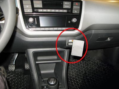 Brodit ProClip houder geschikt voor Seat Mii- Skoda Citigo - Volkswagen up! 2017-2022 Angled mount