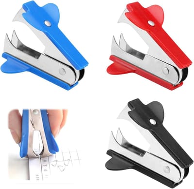 Staple Remover Set - 3 Stuks voor Nauwkeurige Hechting Verwijdering van Staples - Ideaal voor Boeken, Kranten en Inpakpapier