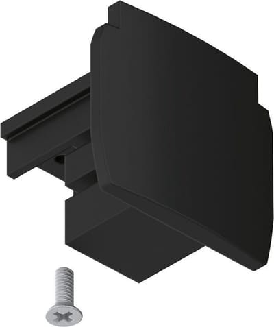 Paulmann 91384 ProRail3 Endcap 230V-kabelsysteemcomponenten Eindstuk ProRail3 Zwart