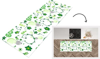 Keukenloper - Loper keuken - Lampen - Planten - Patronen - 150x50 cm - Keukenloper vinyl
