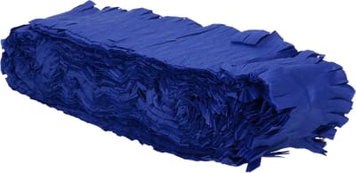 Folat Feest/verjaardag versiering - crepe slingers - blauw - 24 meter - papier - feestartikelen